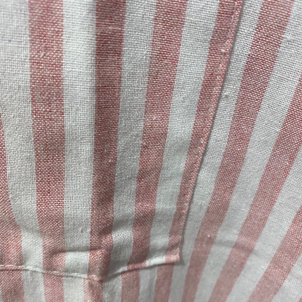 Striped button down cover up - Picture 3 of 3